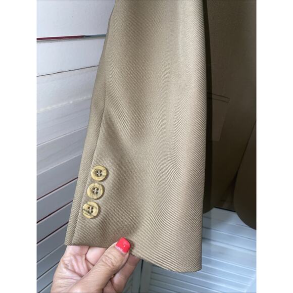 Vintage Sears The Men's Store Polyester 3 Piece Suit Khaki Tan Brown 39R - Picture 4 of 15